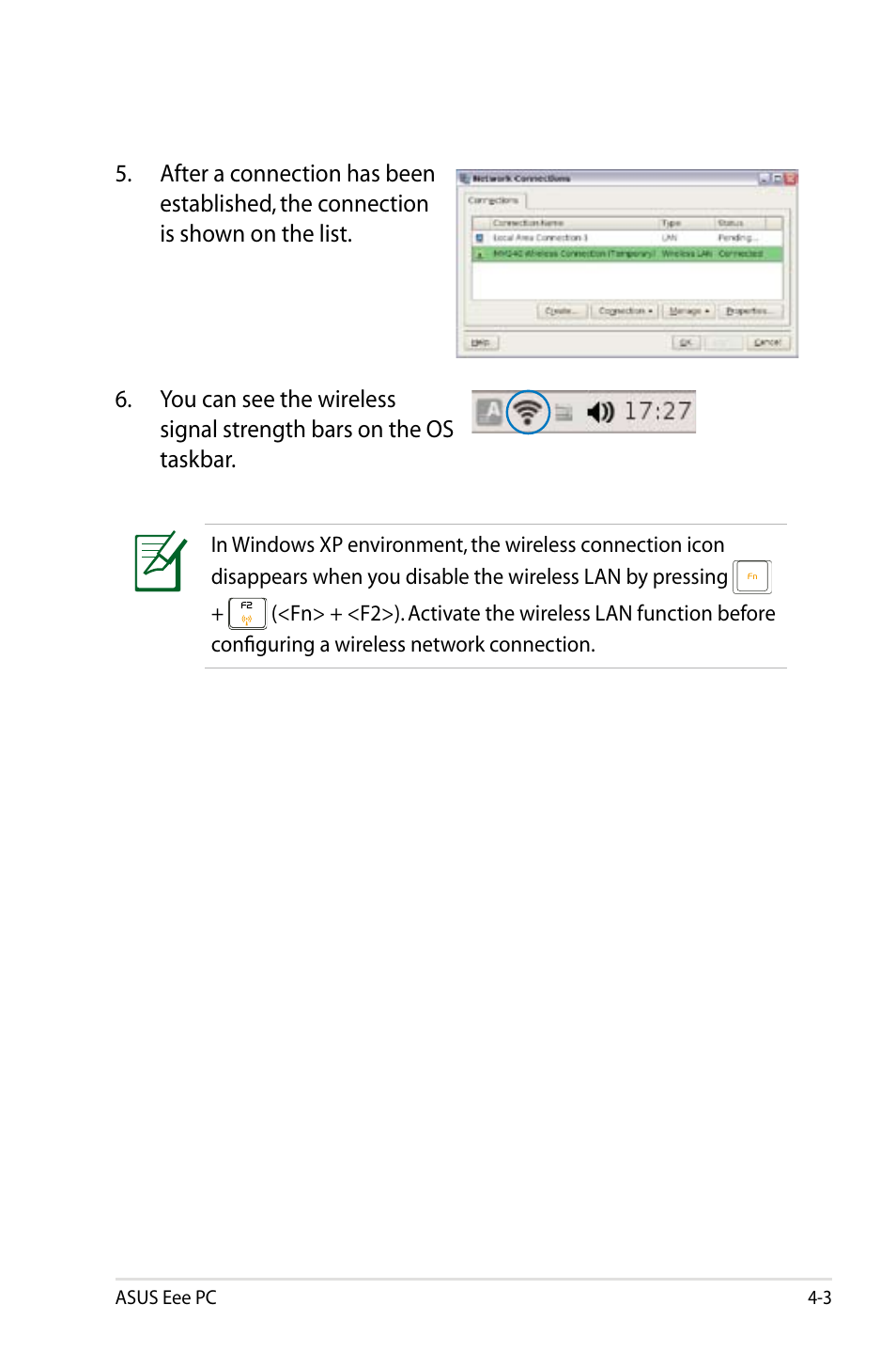 Asus Eee PC 4G Surf/Linux User Manual | Page 39 / 140