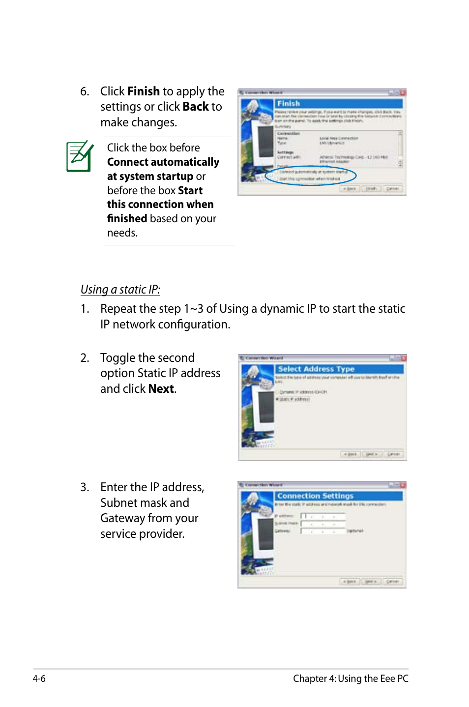 Asus Eee PC 4G Surf/Linux User Manual | Page 42 / 140