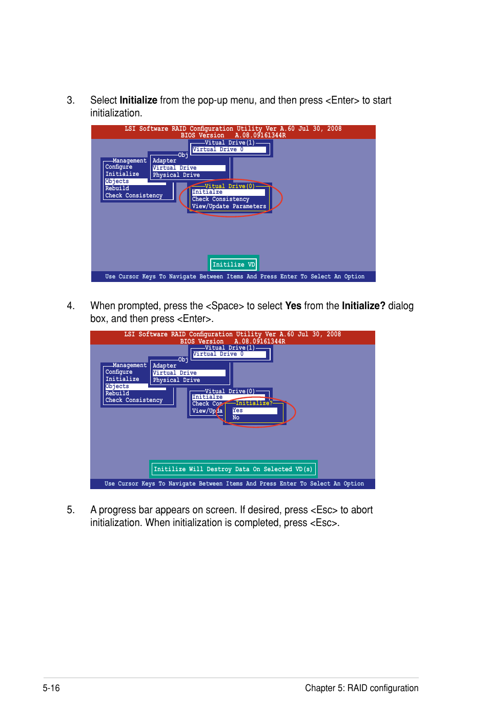 16 chapter 5: raid configuration | Asus Z8PH-D12 SE/QDR User Manual | Page 116 / 178