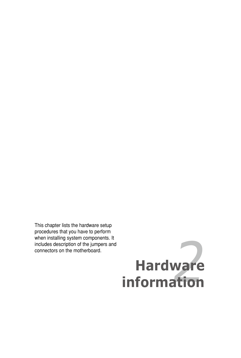 Asus Z8PH-D12 SE/QDR User Manual | Page 19 / 178