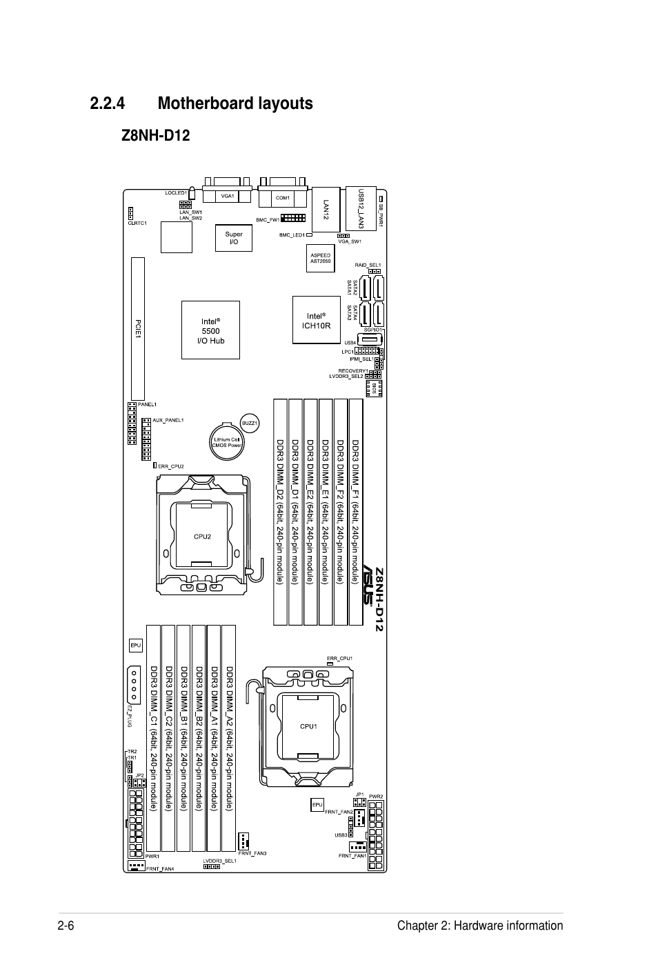 Asus Z8PH-D12 SE/QDR User Manual | Page 24 / 178