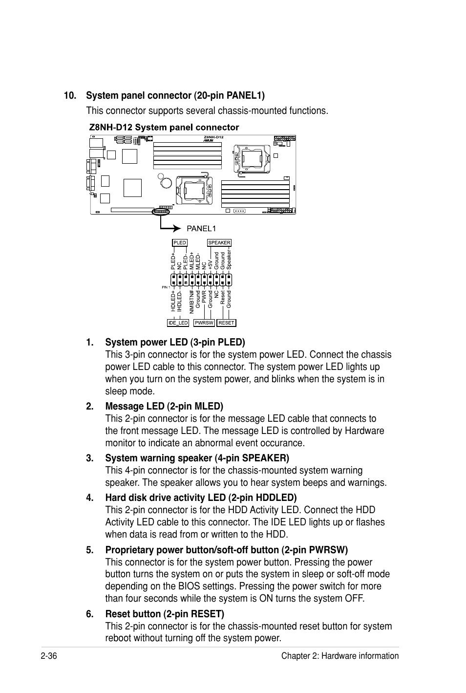 Asus Z8PH-D12 SE/QDR User Manual | Page 54 / 178