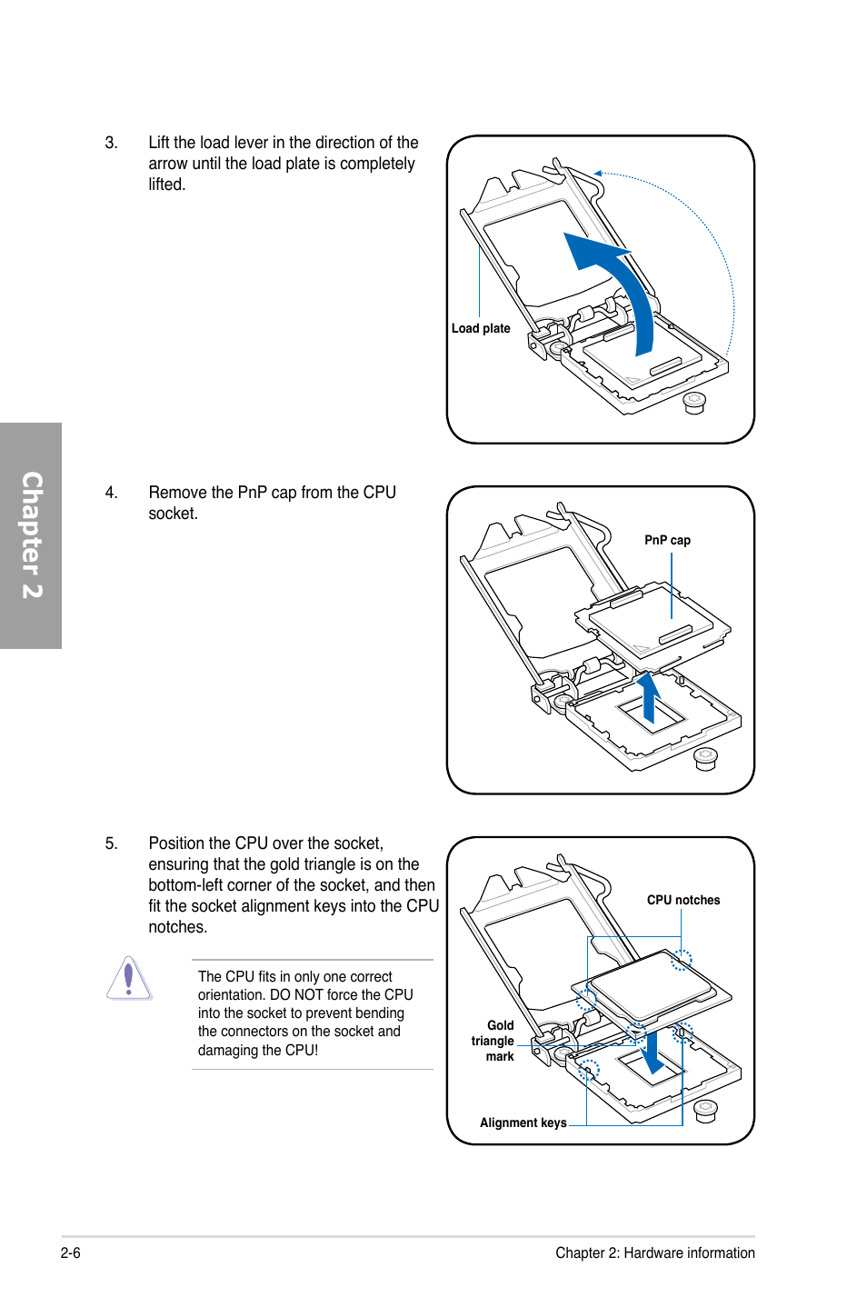 Chapter 2 | Asus P7P55D PRO User Manual | Page 26 / 128