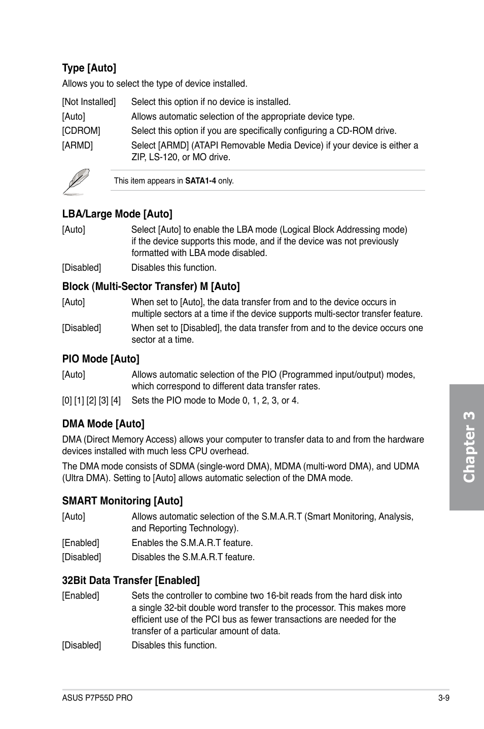 Chapter 3 | Asus P7P55D PRO User Manual | Page 71 / 128