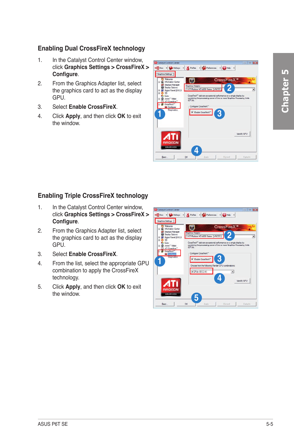 Chapter 5 | Asus P6T SE User Manual | Page 111 / 112