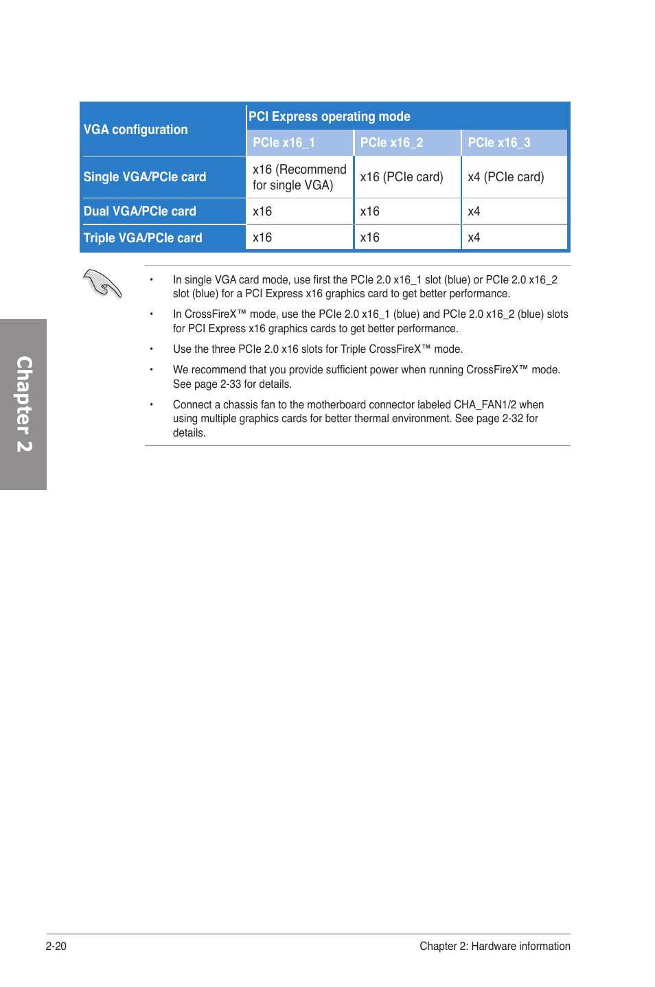 Chapter 2 | Asus P6T SE User Manual | Page 40 / 112