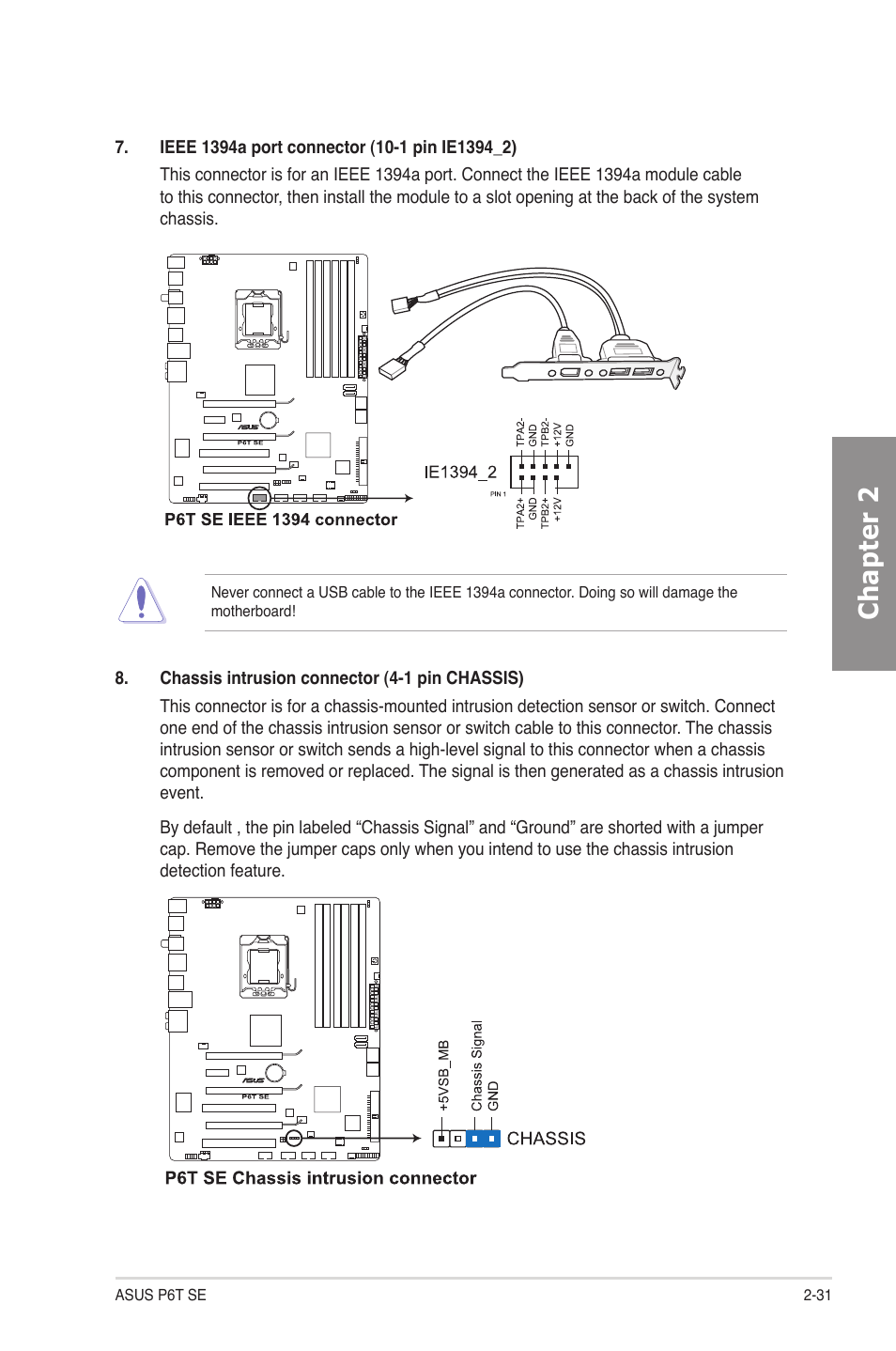 Chapter 2 | Asus P6T SE User Manual | Page 51 / 112