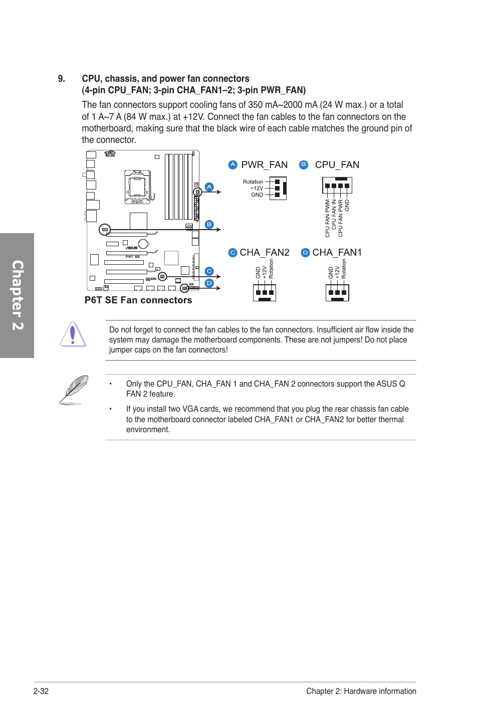 Chapter 2 | Asus P6T SE User Manual | Page 52 / 112