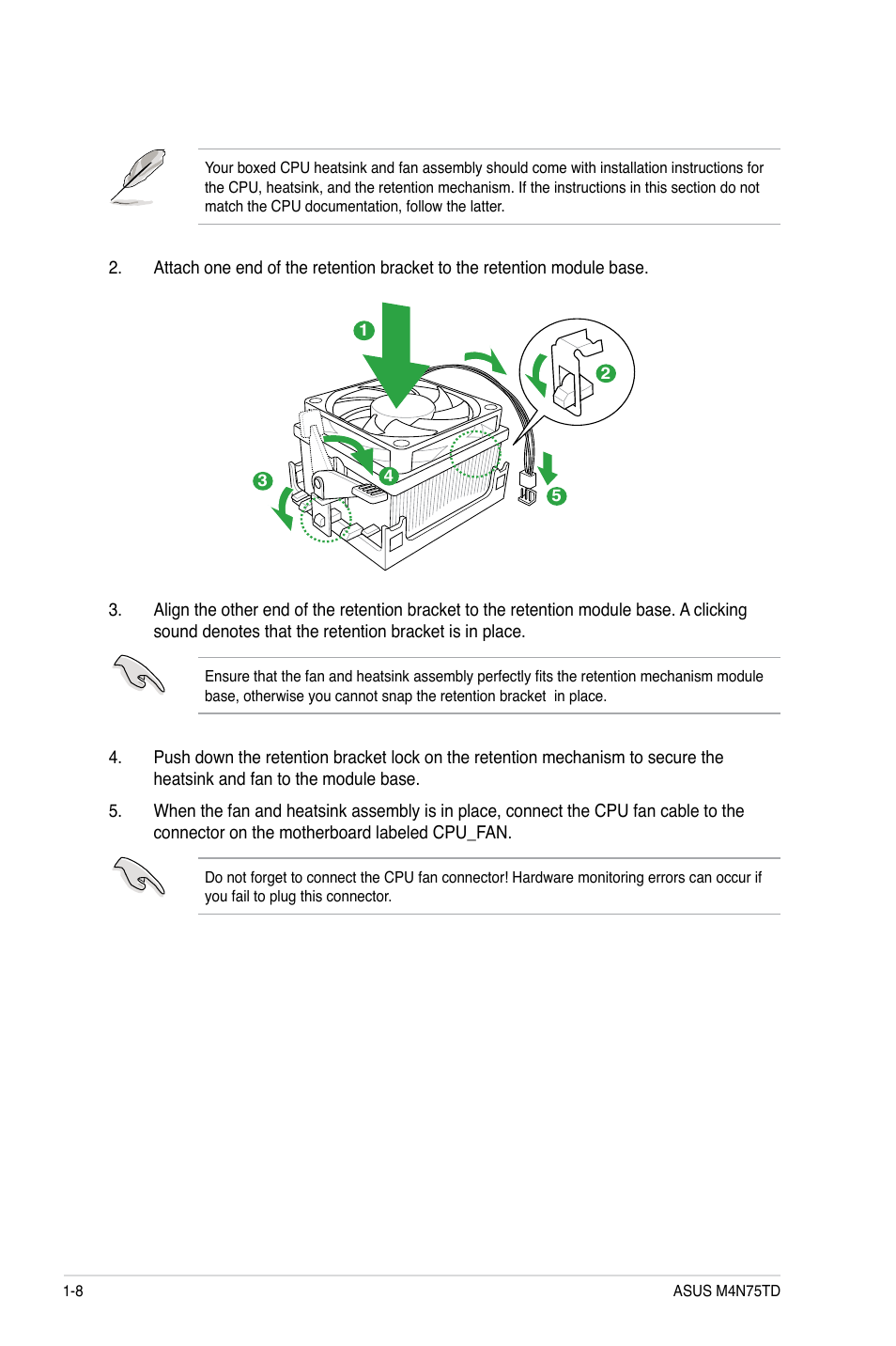 Asus M4N75TD User Manual | Page 20 / 78