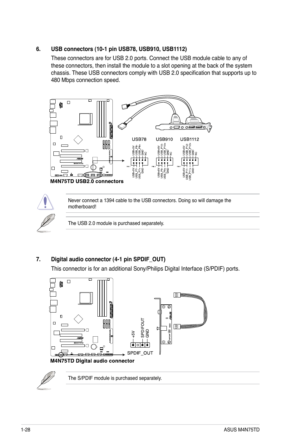 Asus M4N75TD User Manual | Page 40 / 78