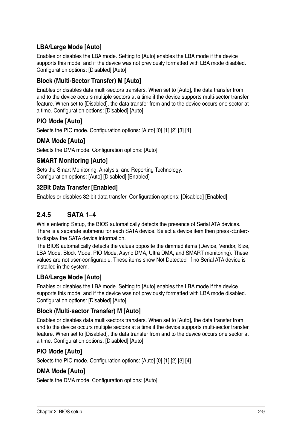 5 sata 1–4 | Asus M4N75TD User Manual | Page 59 / 78