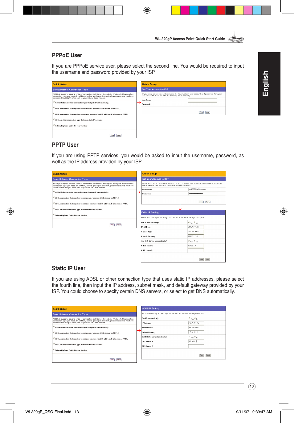 English | Asus WL-320gP User Manual | Page 14 / 361