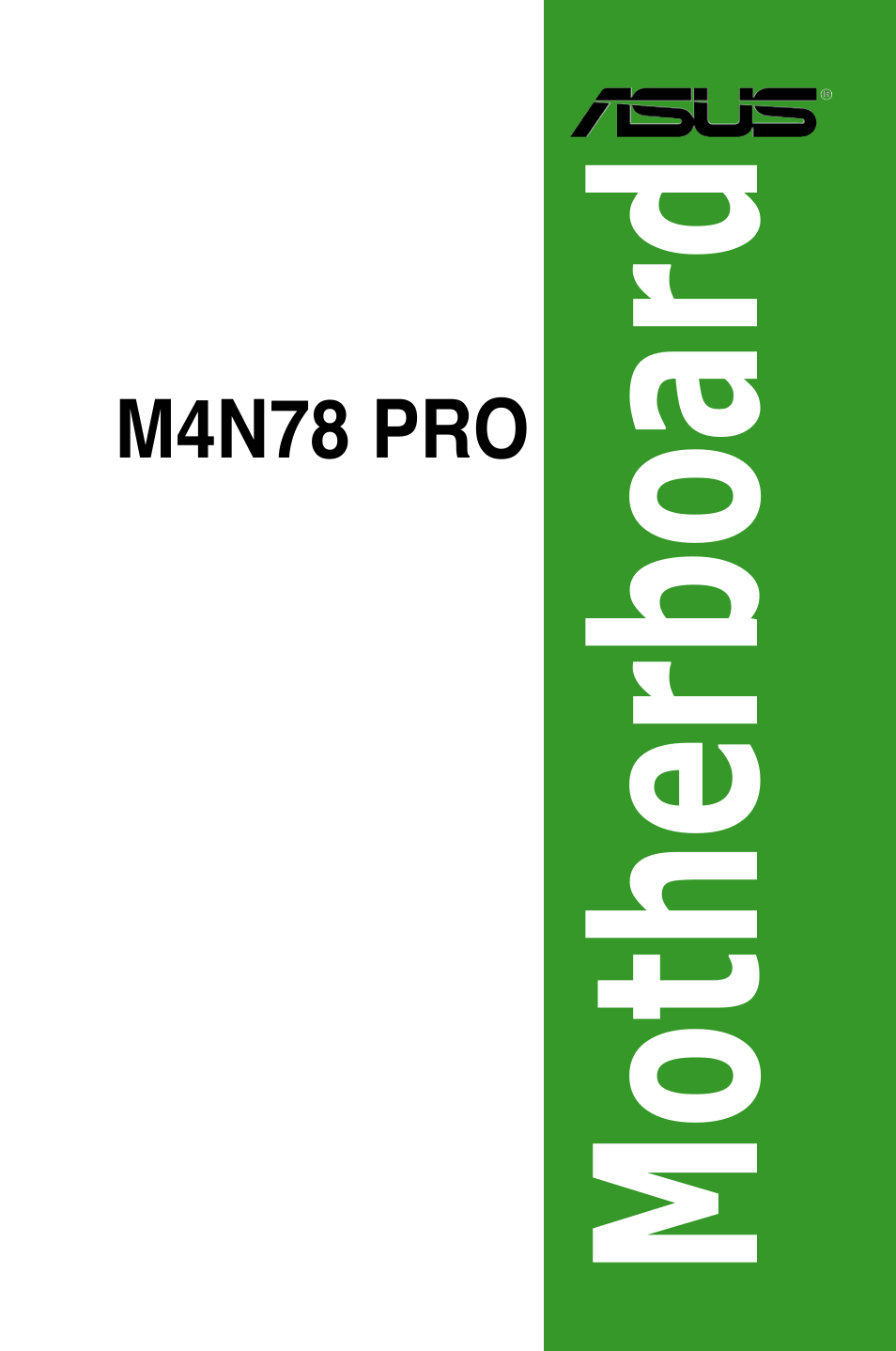 Asus M4N78 Pro User Manual | 64 pages