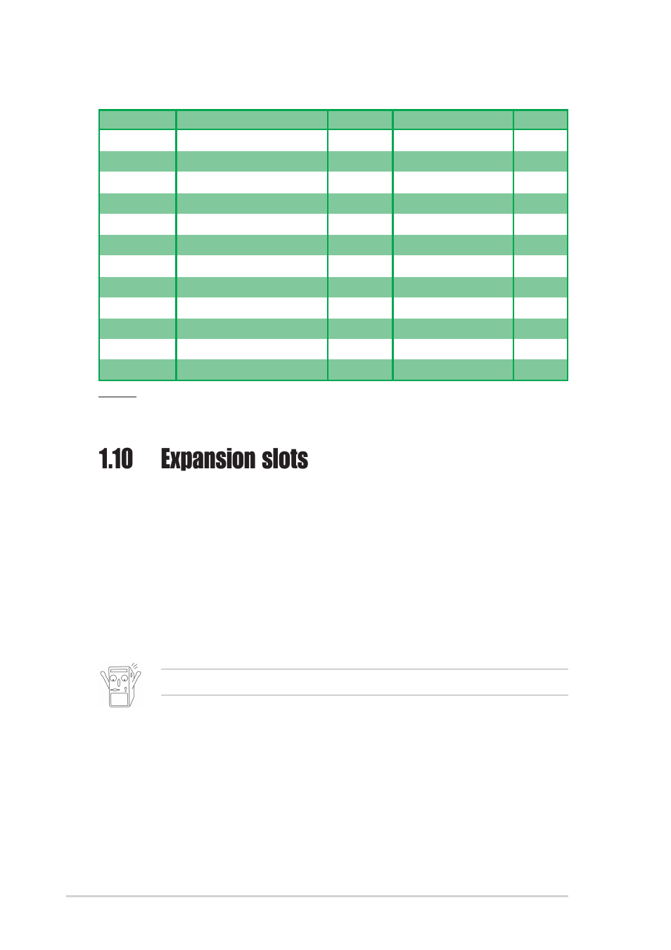 10 expansion slots, 14 chapter 1: product introduction | Asus P4S800 User Manual | Page 24 / 66