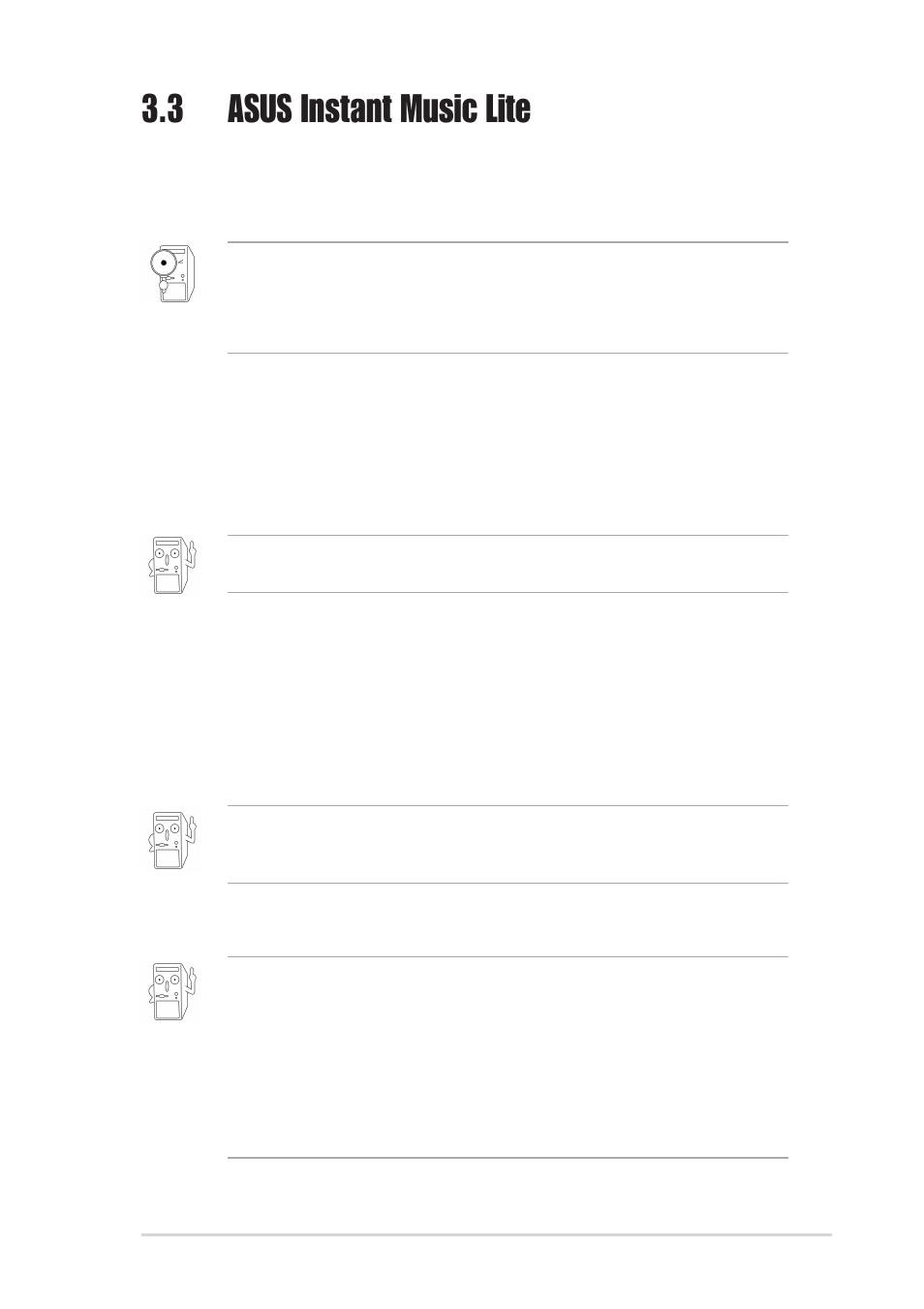 3 asus instant music lite | Asus P4S800 User Manual | Page 65 / 66