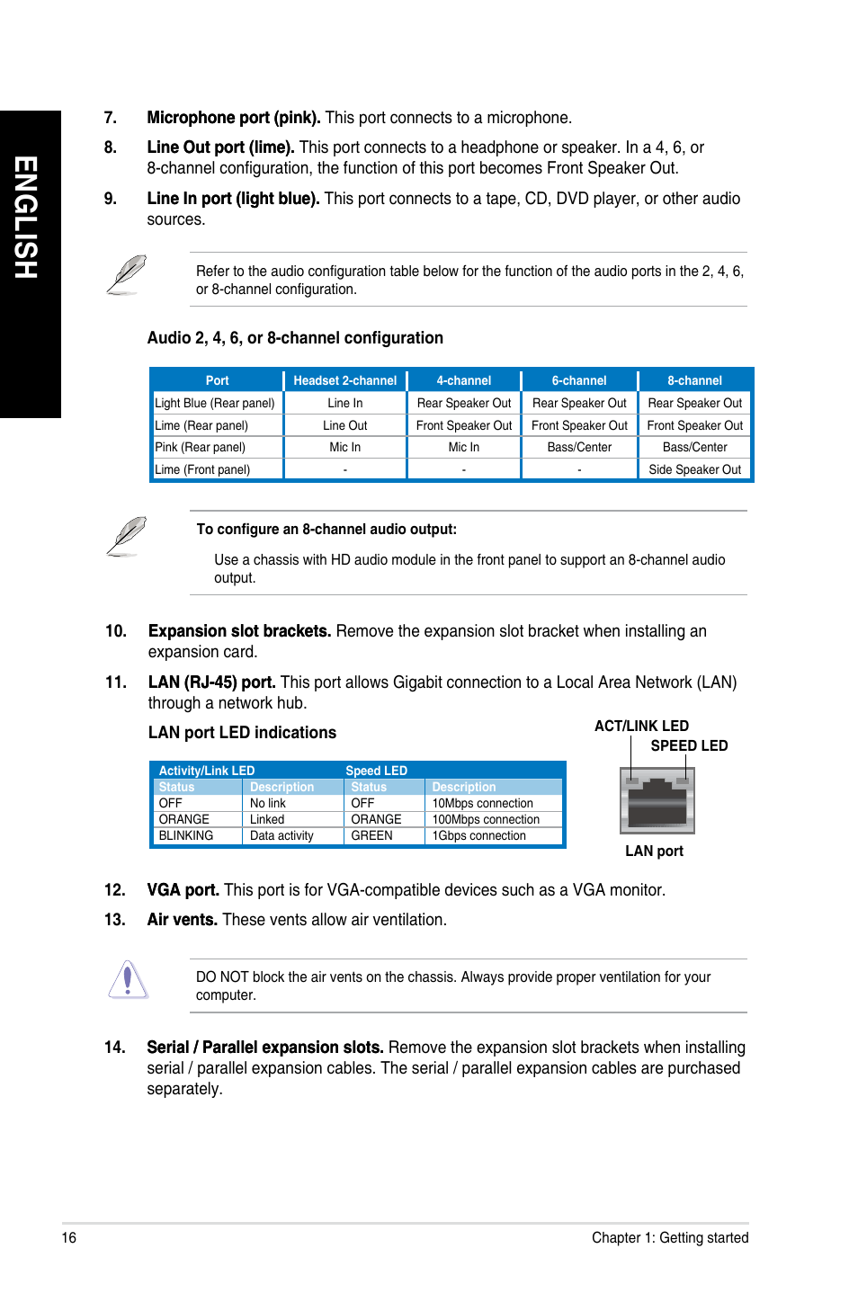 En g lis h en g li sh en g lis h en g li sh | Asus BP6335 User Manual | Page 16 / 215