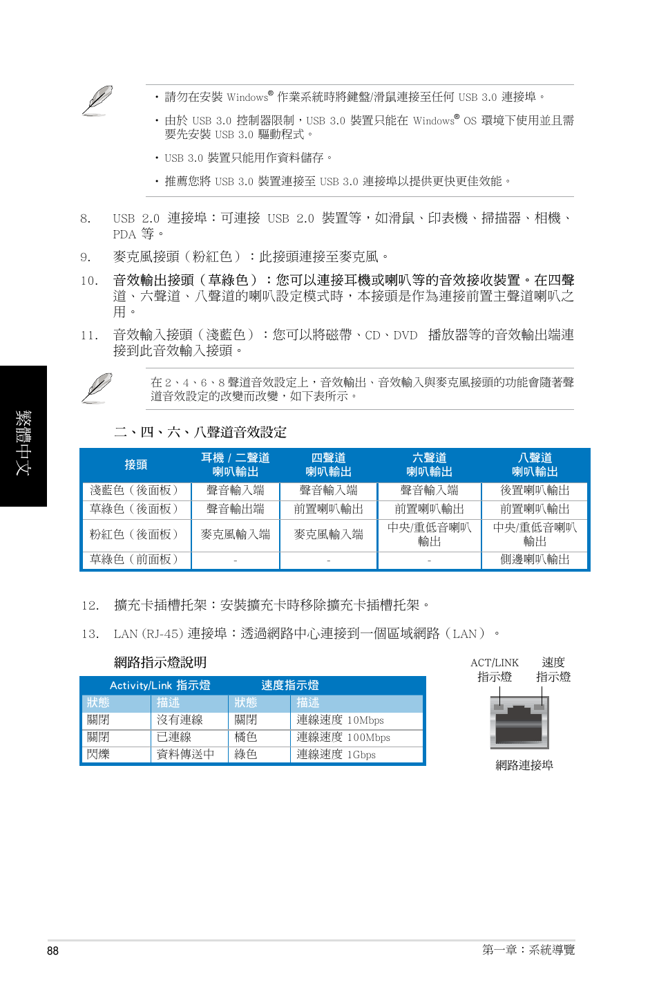 繁體中文 | Asus BP6335 User Manual | Page 88 / 215