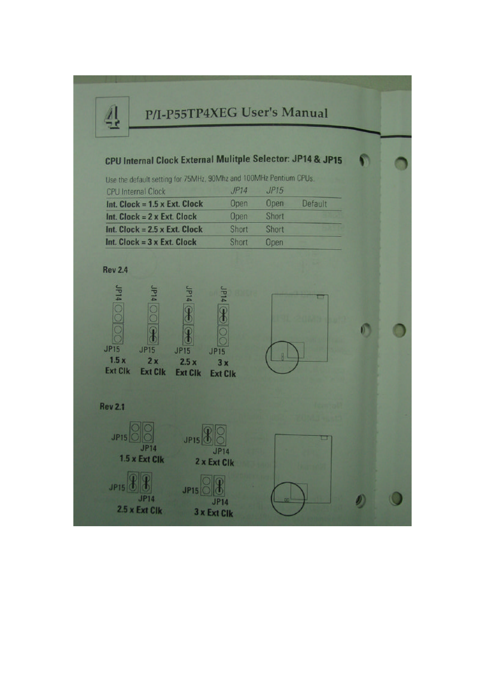 Asus P/I-P55TP4(XE)(XEG) User Manual | Page 7 / 21