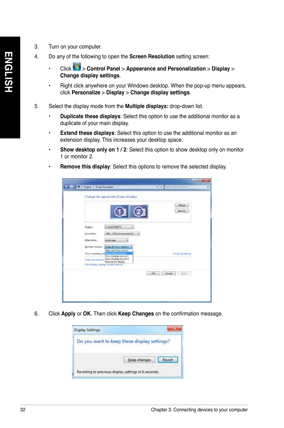 En g lis h en g li sh en g lis h en g li sh | Asus CM6850 User Manual | Page 32 / 68