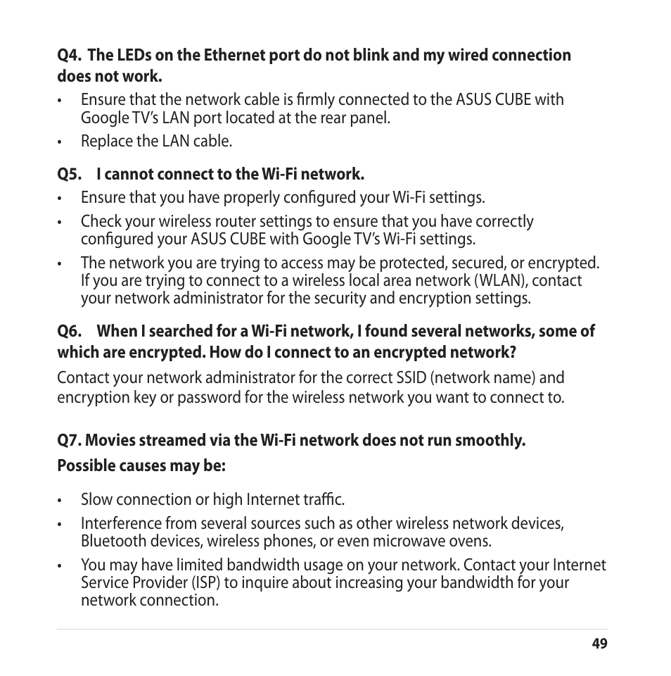 Asus CUBE with Google TV User Manual | Page 49 / 66