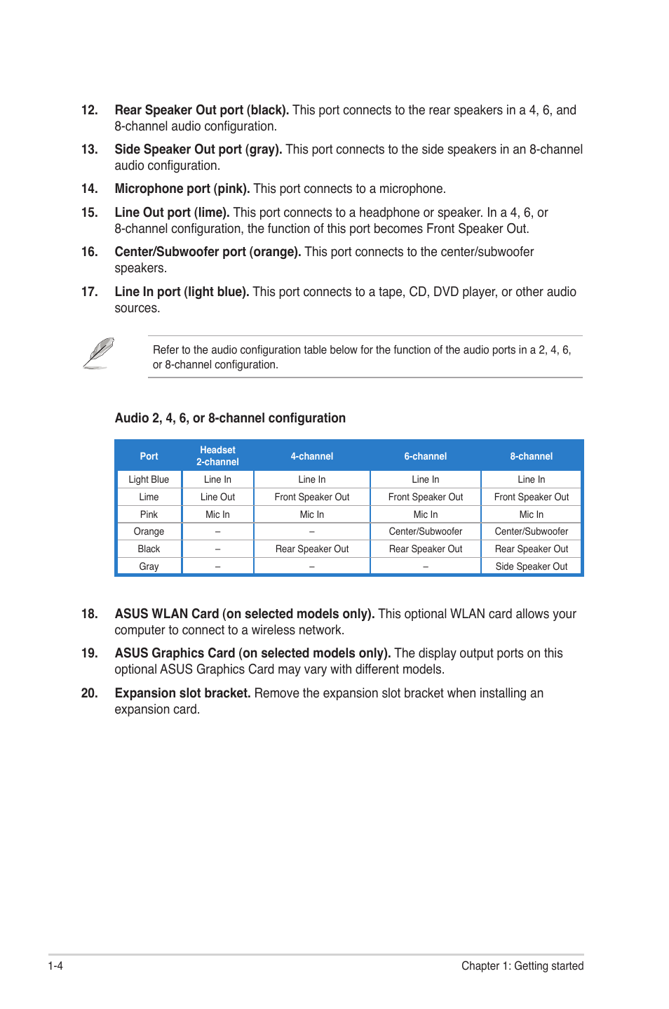 Asus CG5270 User Manual | Page 13 / 71