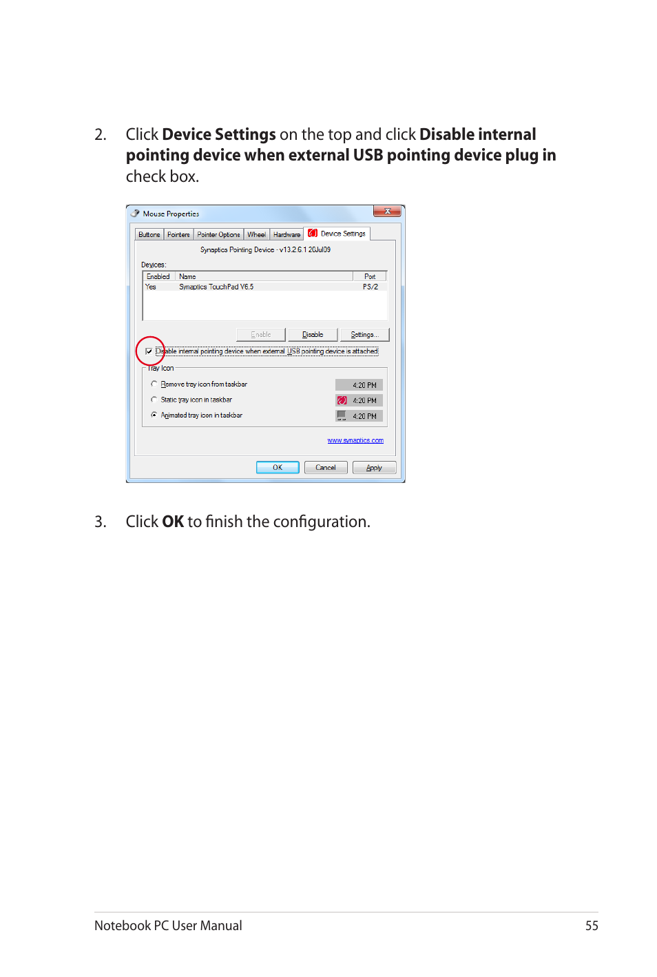 Asus G60J User Manual | Page 55 / 114