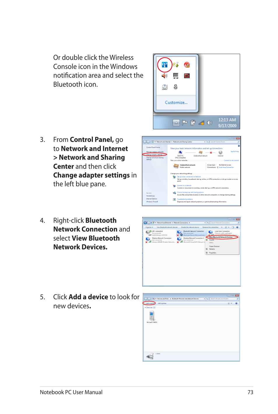 Asus G60J User Manual | Page 73 / 114