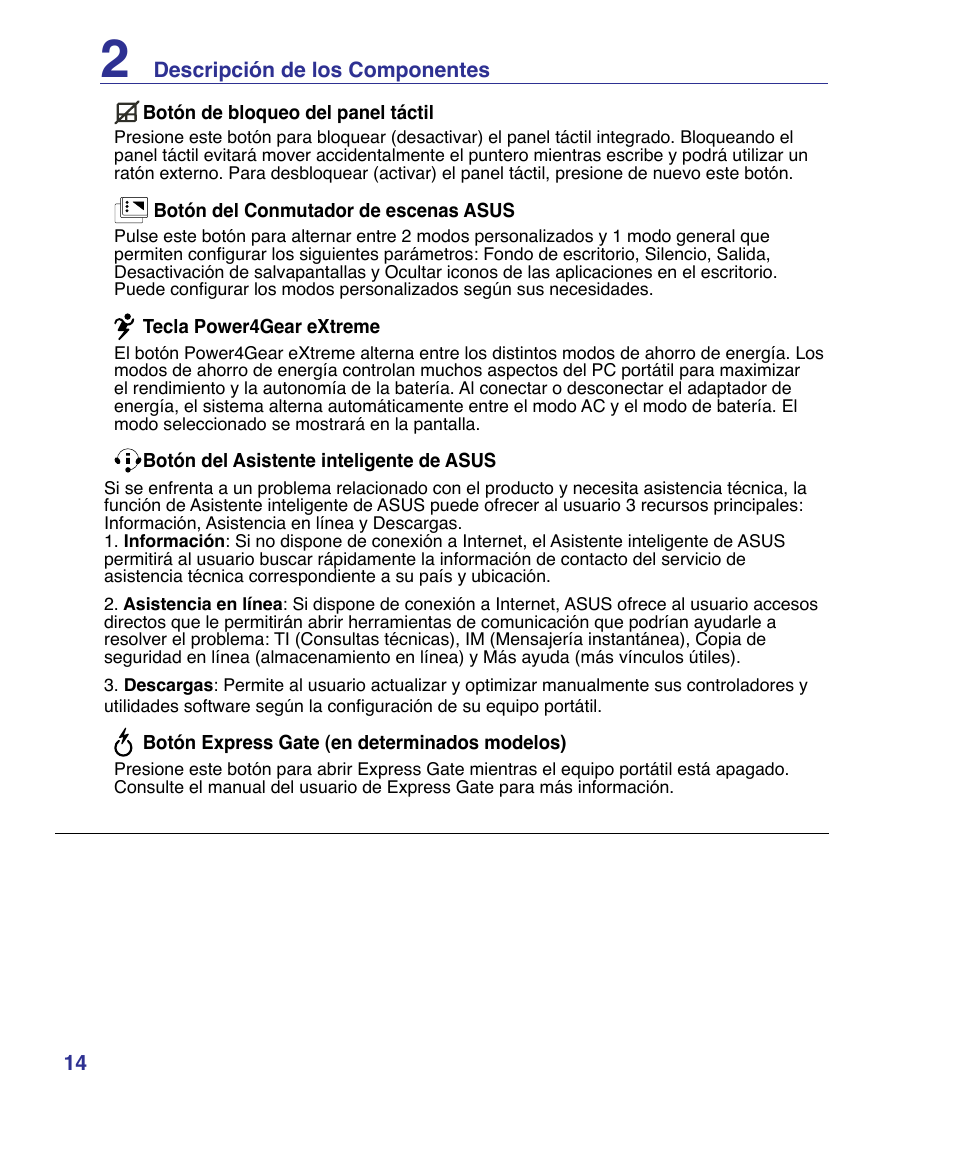 Asus P80A User Manual | Page 14 / 82