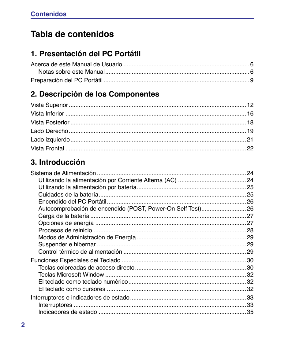 Asus P80A User Manual | Page 2 / 82