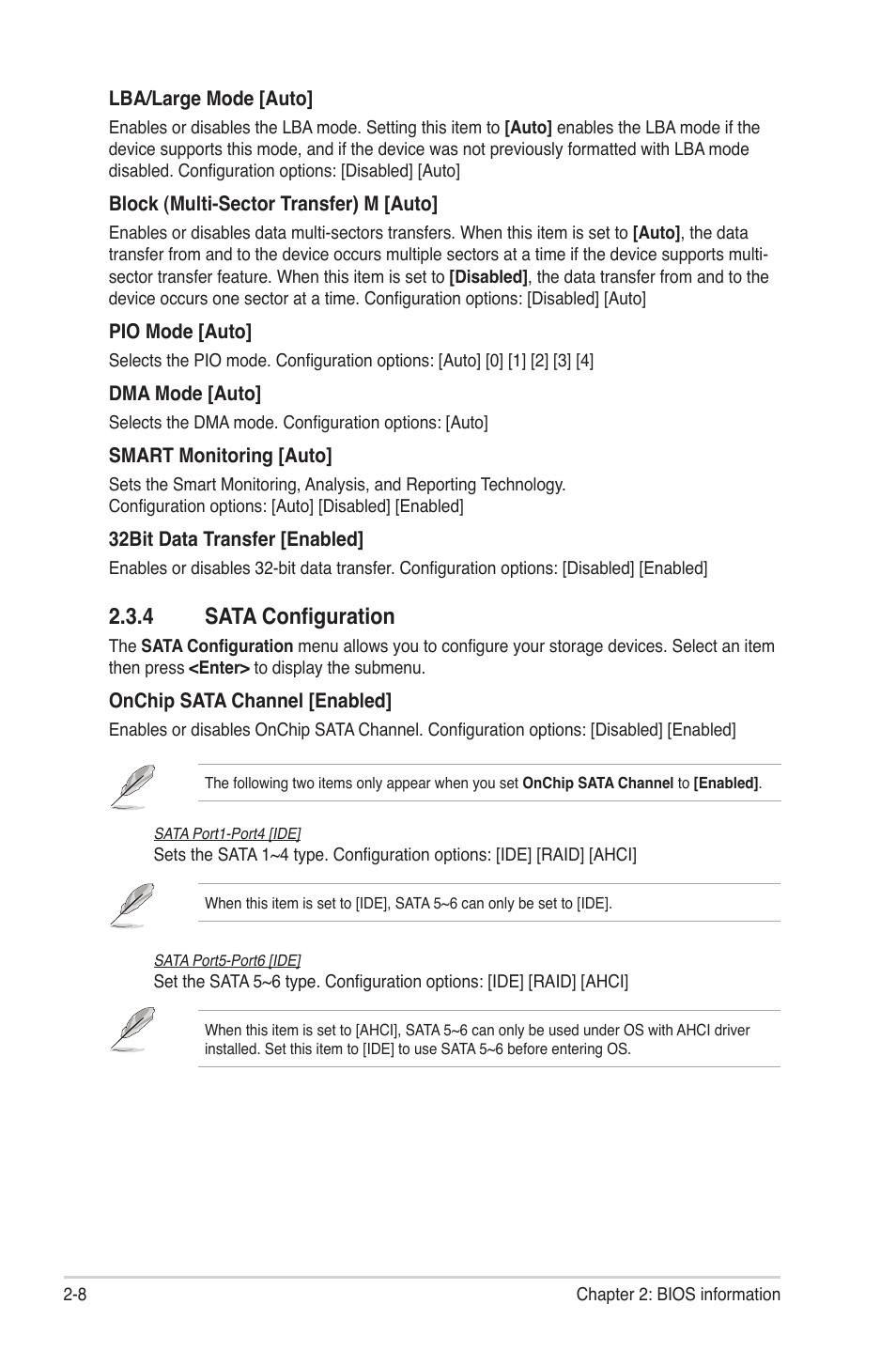 4 sata configuration, Sata configuration -8 | Asus M4A88T-M/USB3 User Manual | Page 50 / 68