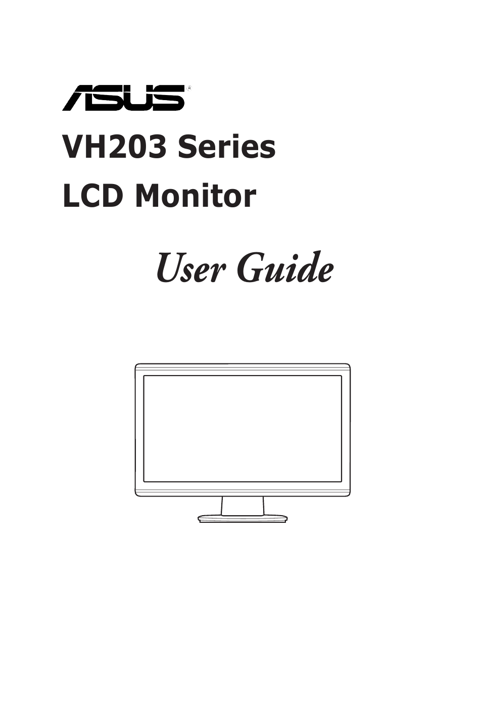 Asus VH203T User Manual | 24 pages