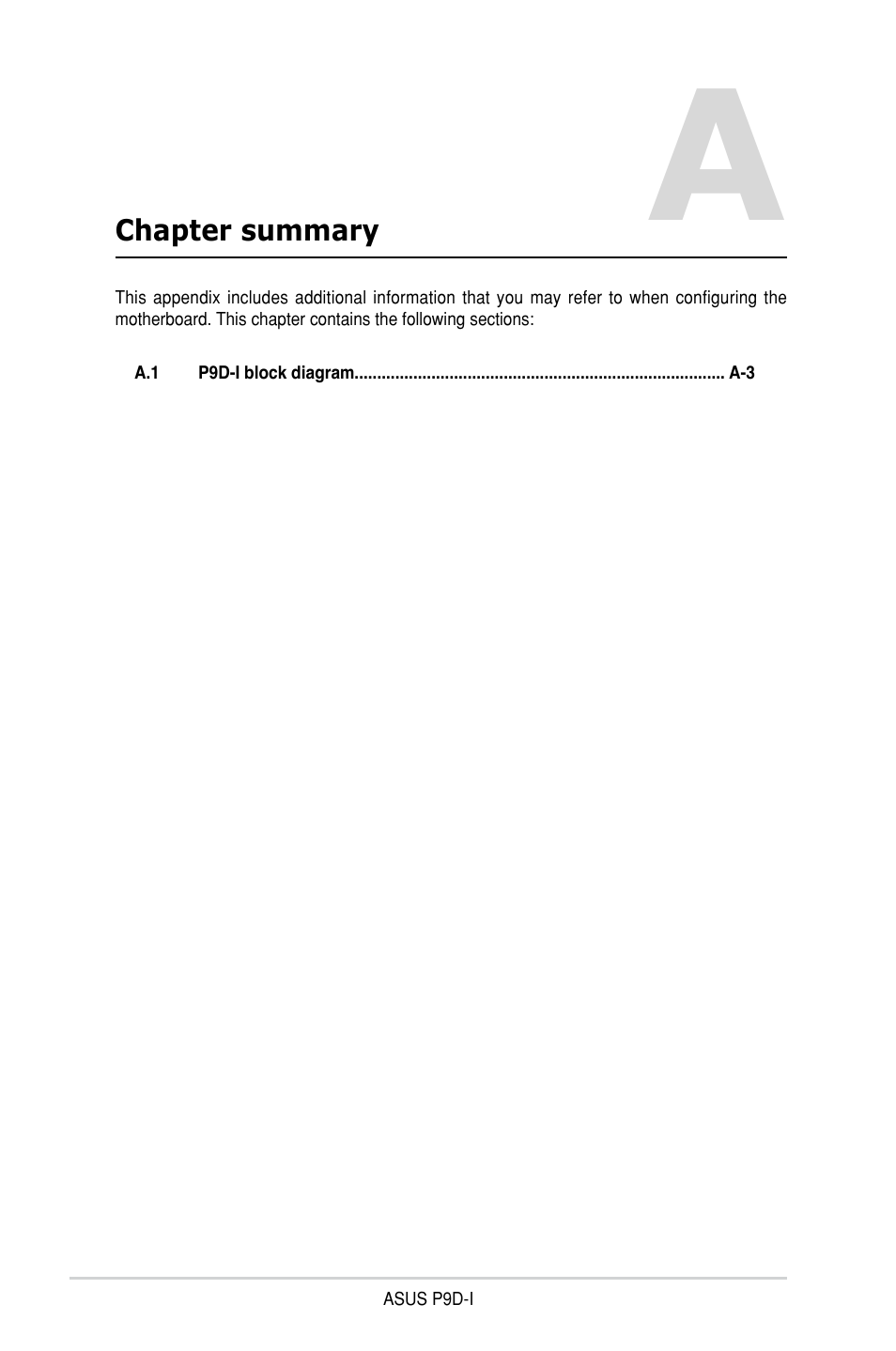 Asus P9D-I User Manual | Page 176 / 182