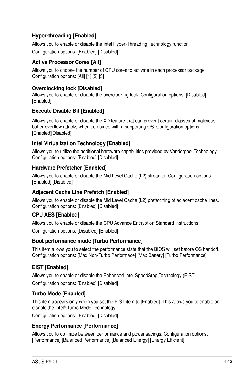 Asus P9D-I User Manual | Page 65 / 182