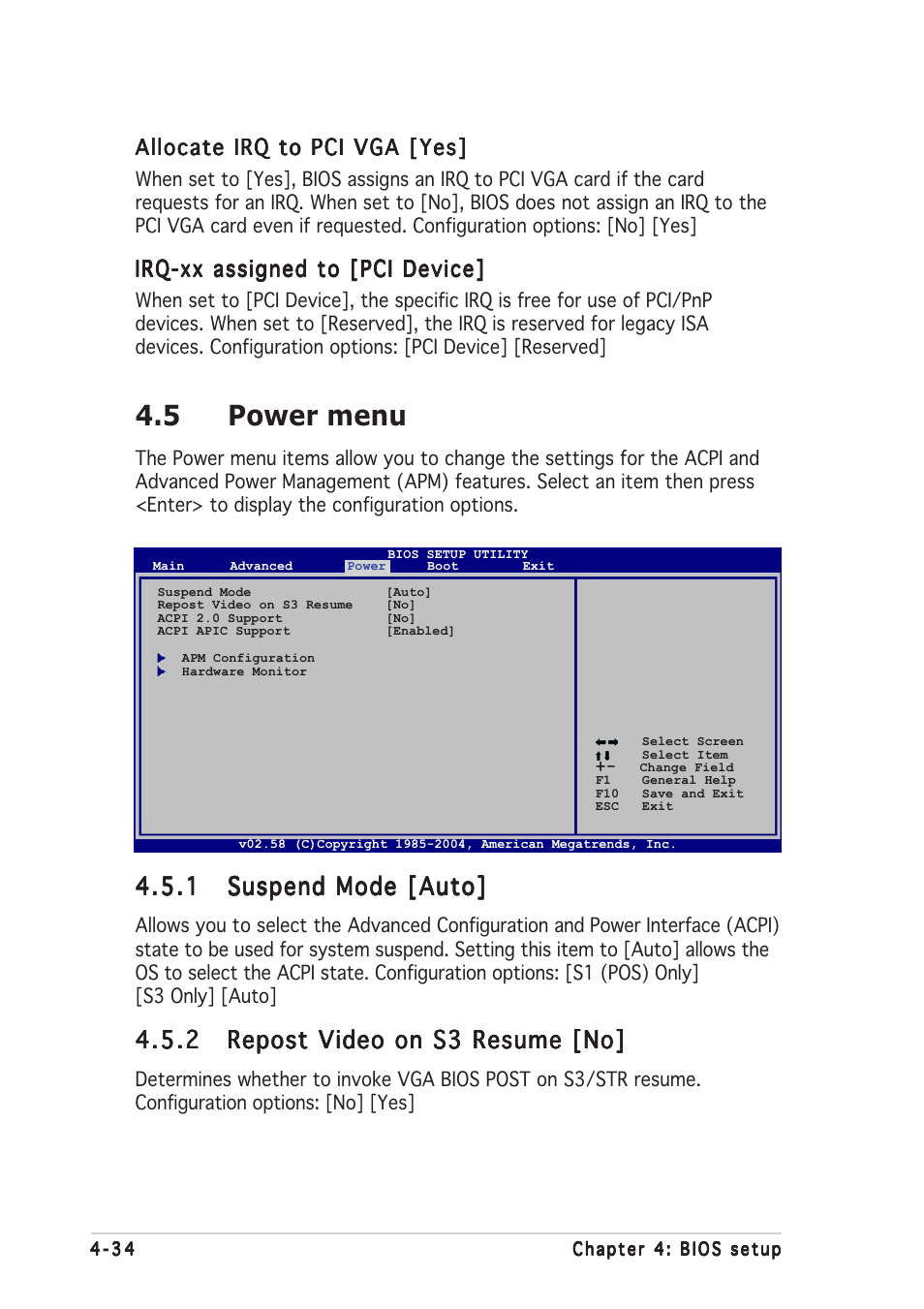 5 power menu | Asus P5N32-SLI Deluxe User Manual | Page 106 / 176