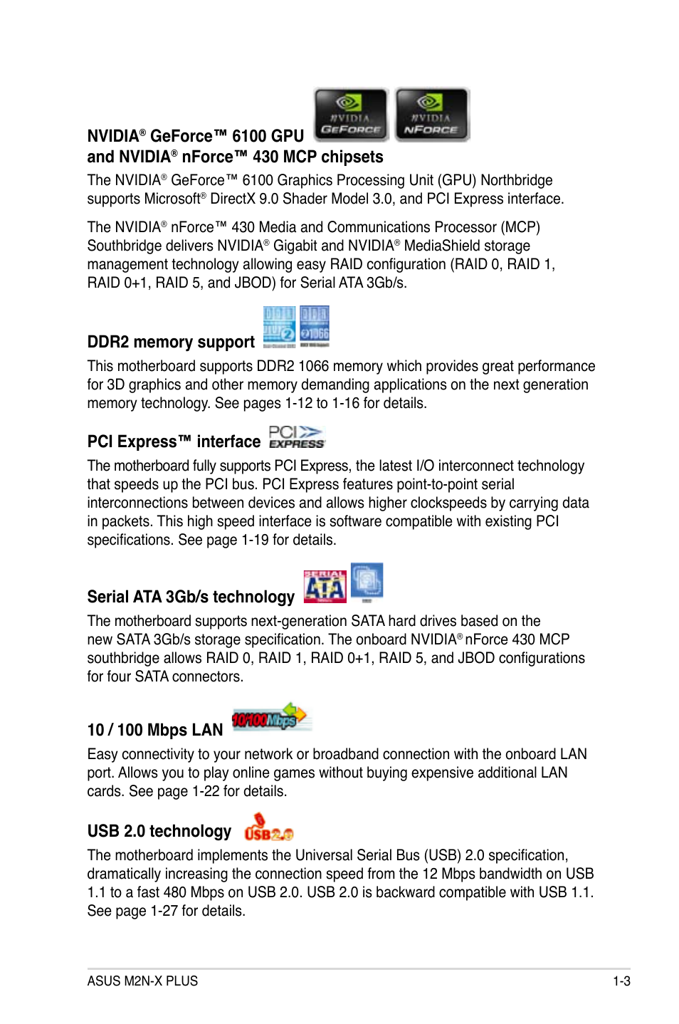 Asus M2N-X PLUS User Manual | Page 15 / 90