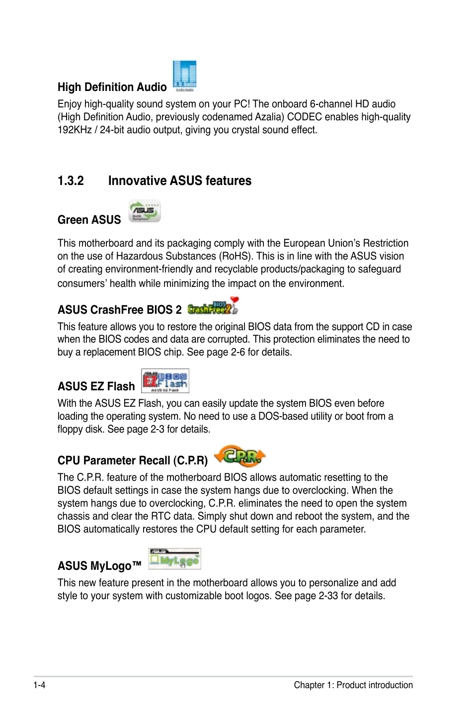 2 innovative asus features | Asus M2N-X PLUS User Manual | Page 16 / 90