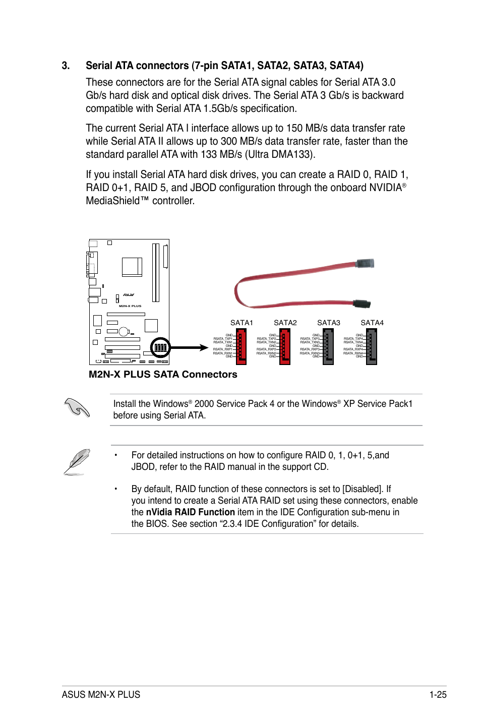 Mediashield™ controller, Asus m2n-x plus 1-25, Install the windows | Asus M2N-X PLUS User Manual | Page 37 / 90