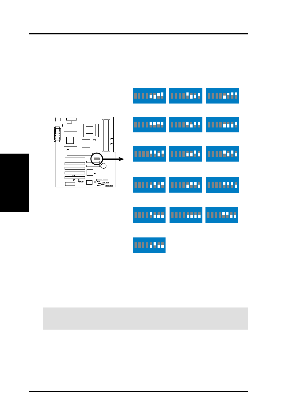 Hardware setup, Cuv4x-d cpu external frequency selection | Asus CUV4X-D User Manual | Page 18 / 92