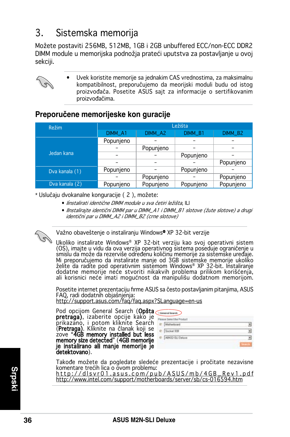 Srpski | Asus M2N-SLI Deluxe User Manual | Page 40 / 41