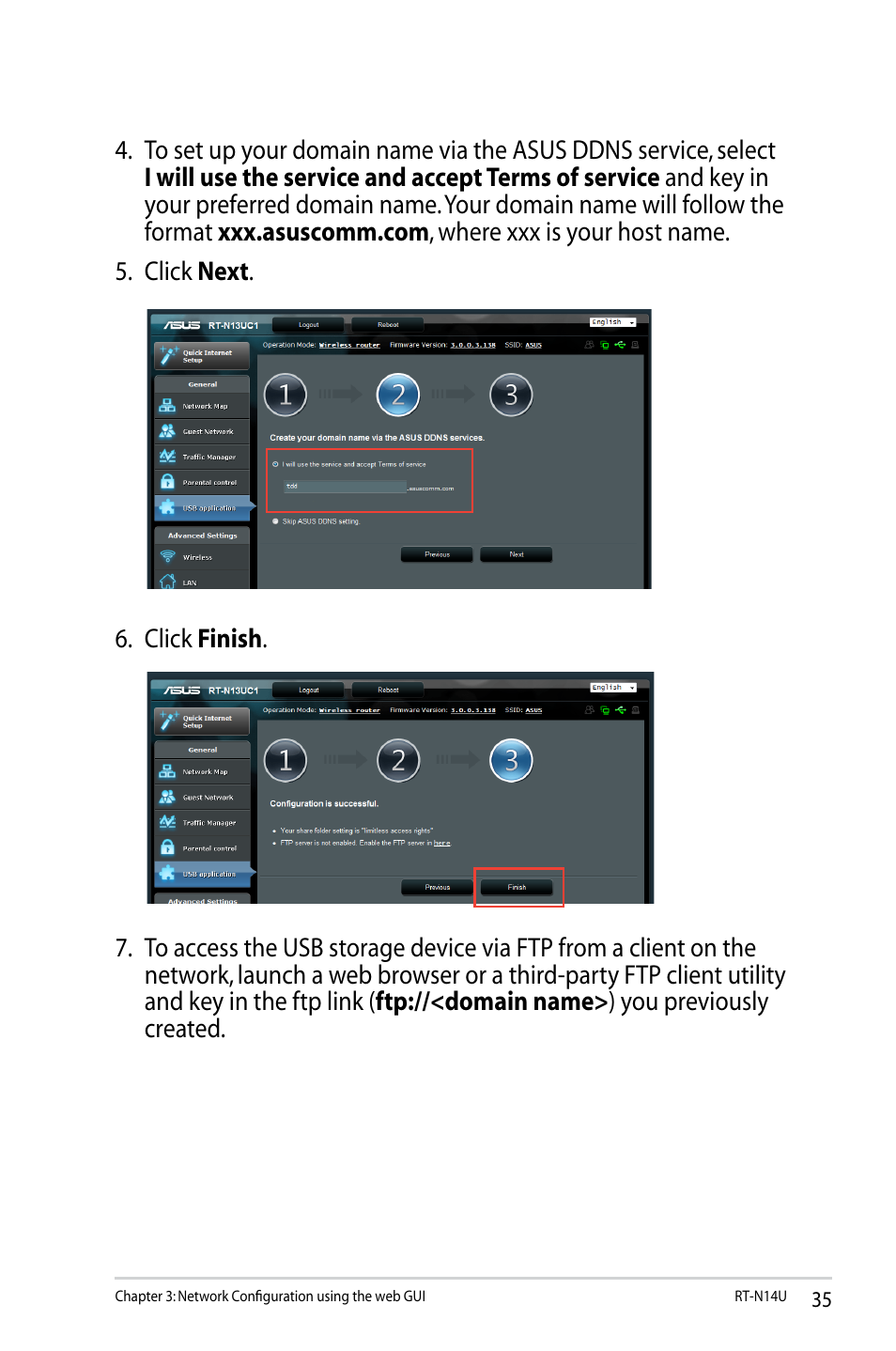 Asus RT-N14U User Manual | Page 35 / 74