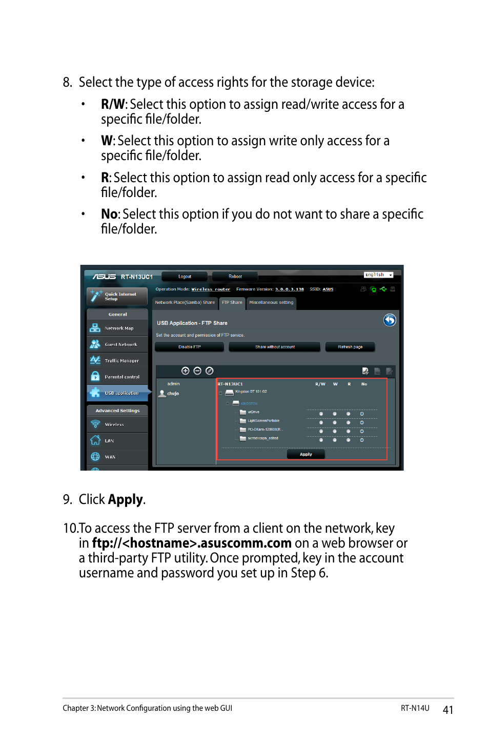 Asus RT-N14U User Manual | Page 41 / 74