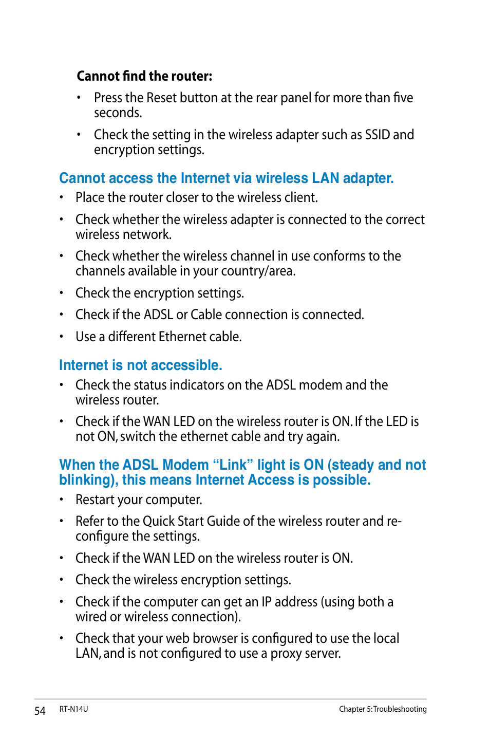 Asus RT-N14U User Manual | Page 54 / 74