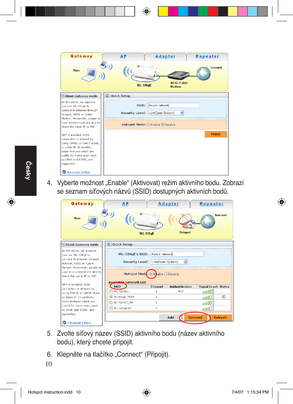 Asus WL-330gE User Manual | Page 11 / 101