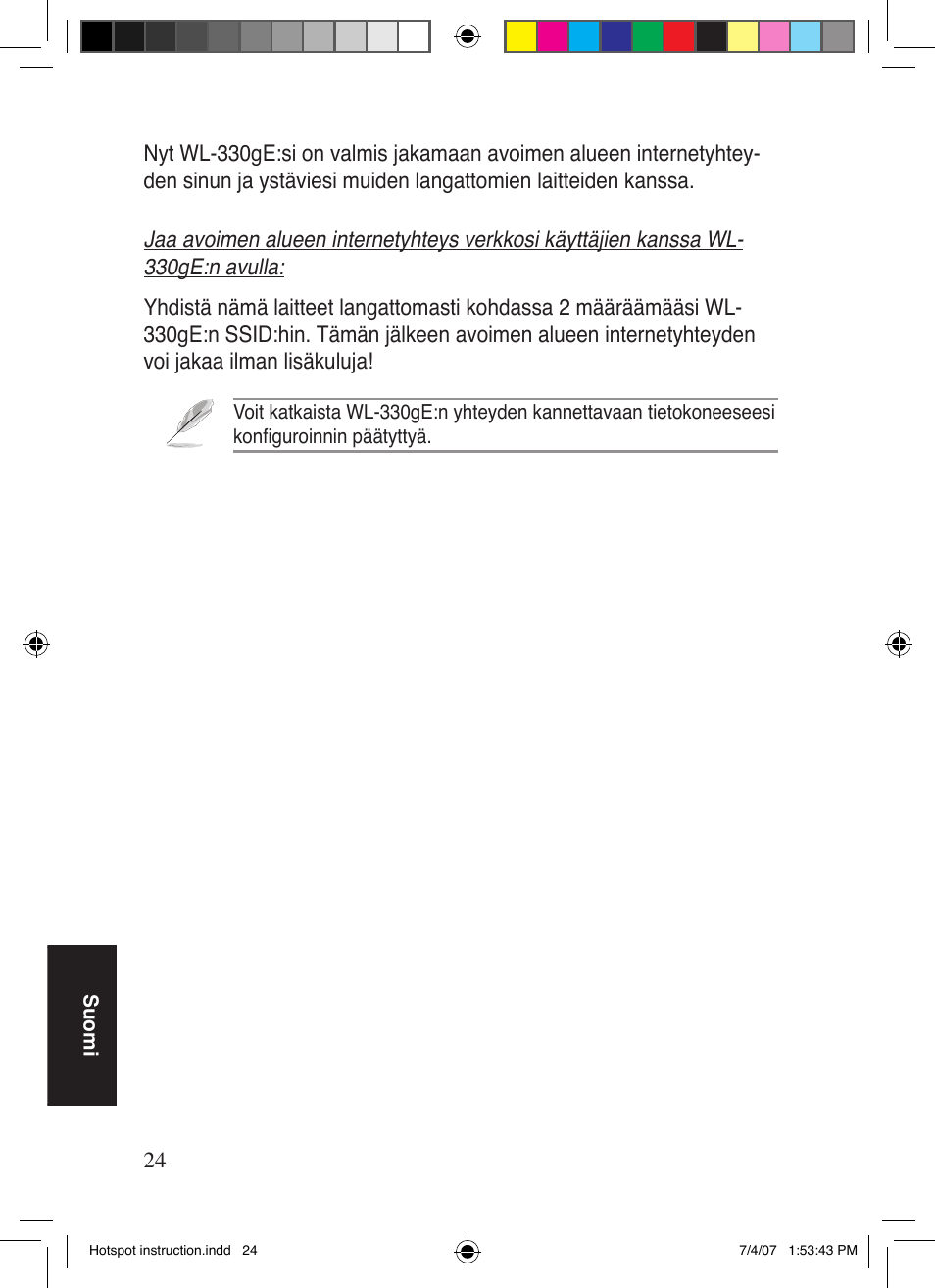 Asus WL-330gE User Manual | Page 25 / 101