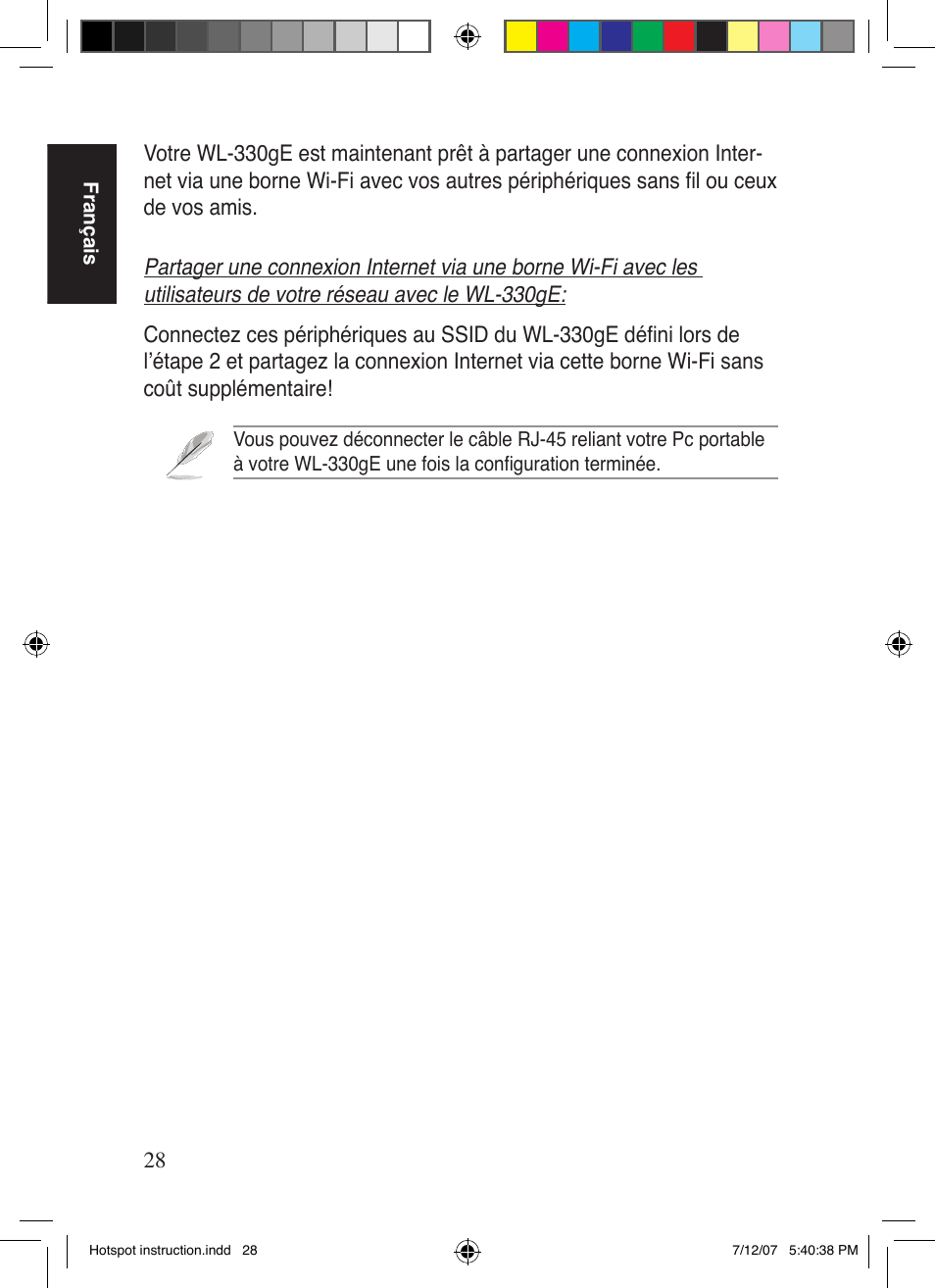 Asus WL-330gE User Manual | Page 29 / 101