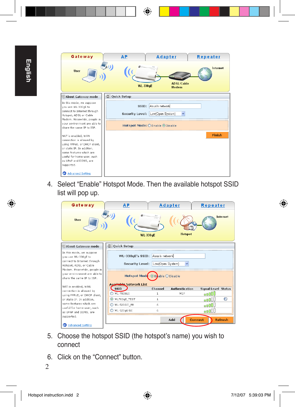 Asus WL-330gE User Manual | Page 3 / 101