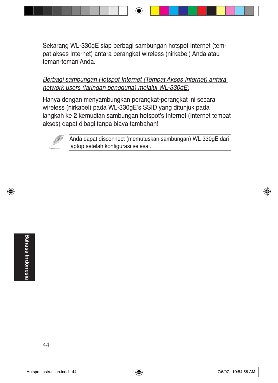 Asus WL-330gE User Manual | Page 45 / 101