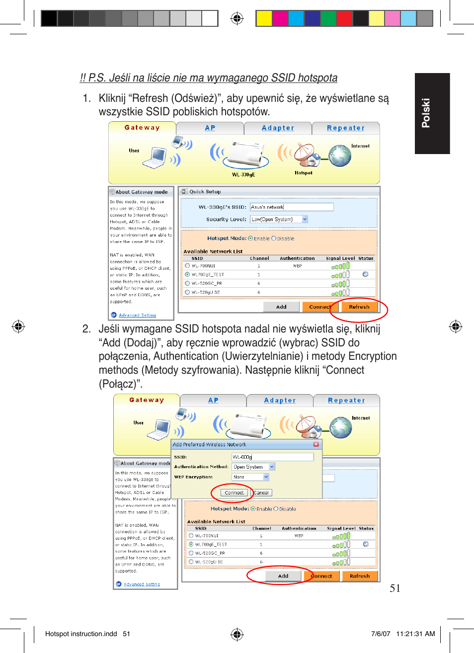 Asus WL-330gE User Manual | Page 52 / 101