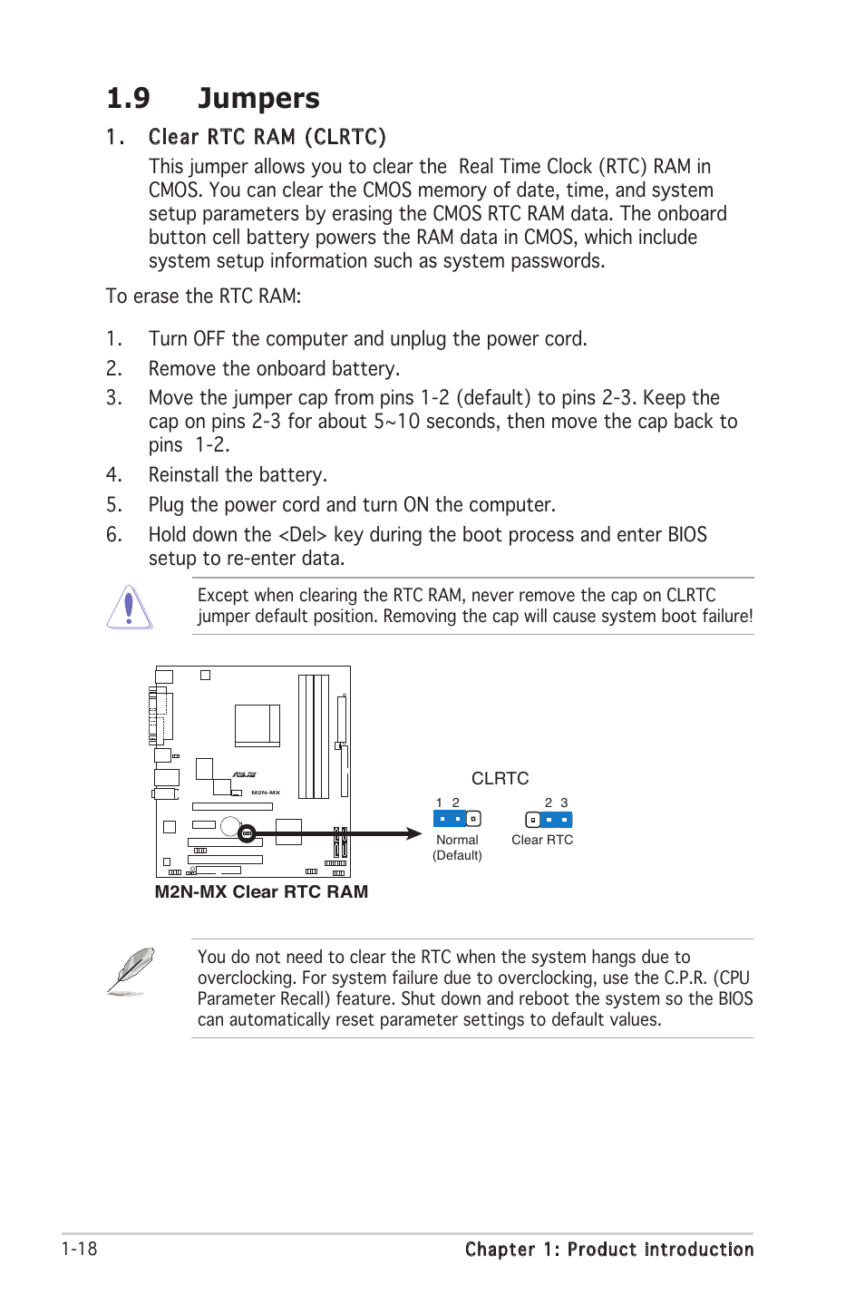 9 jumpers | Asus M2N-MX User Manual | Page 28 / 72