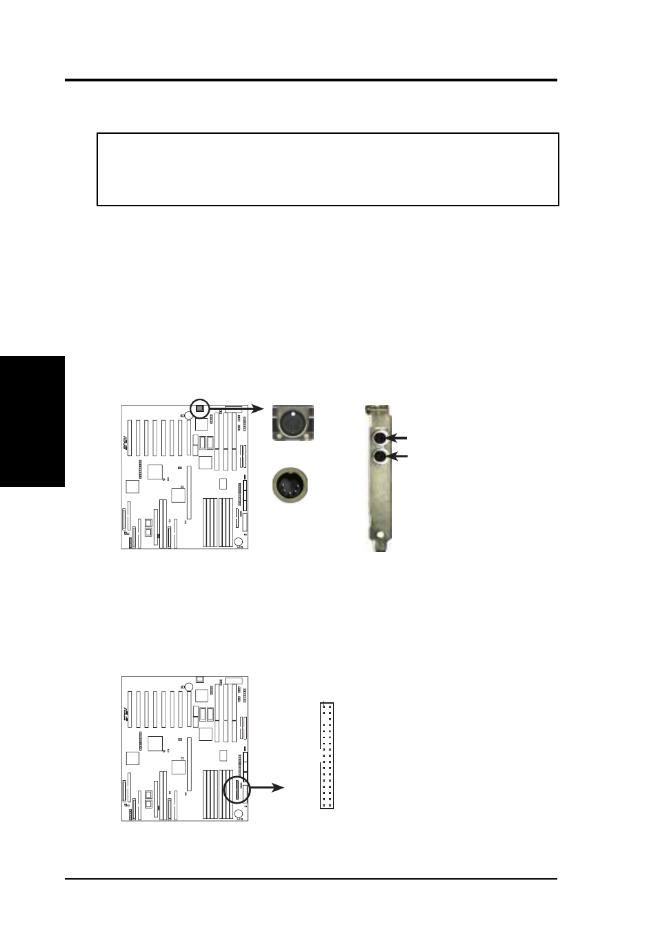 Iii. installation, External connectors | Asus P/I-P65UP8/CP6ND User Manual | Page 24 / 40